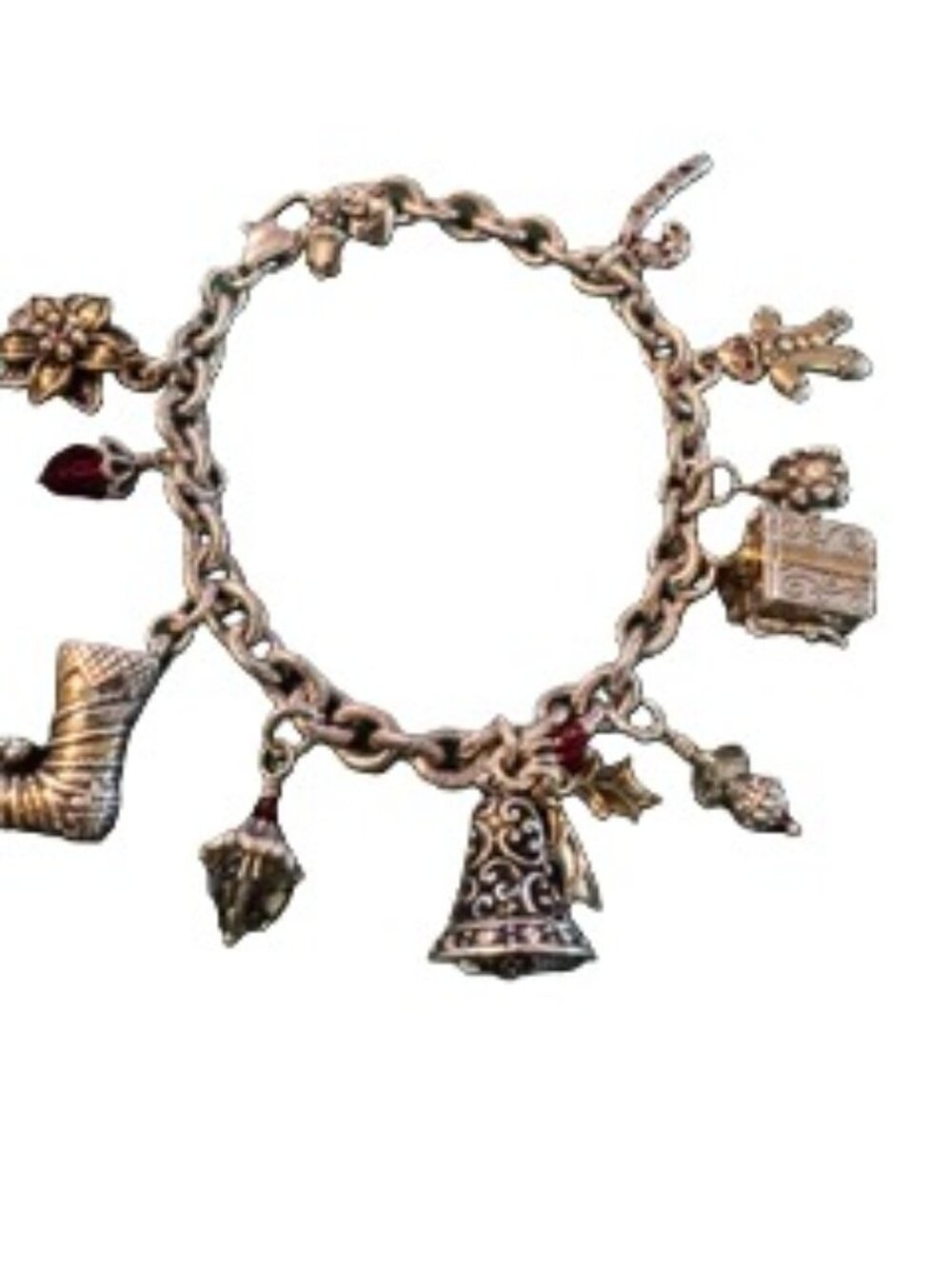 Retired Brighton Christmas Story Charm Bracelet